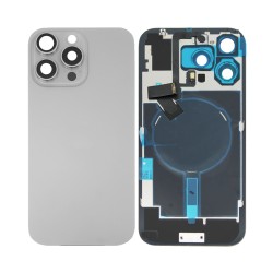 Tampa Traseira Apple iPhone 16 Pro Max com Wireless Charge+Flashlight Flex Titânio Deserto